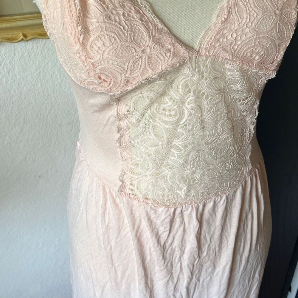 Daisy Fuentes Size Medium light pink Sleep Dress - Picture 5 of 8
